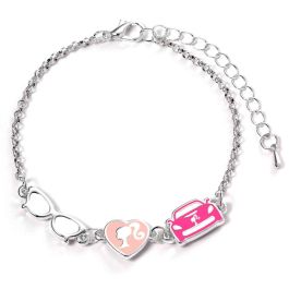 THE CARAT SHOP Pulsera Charms Barbie de Aleación de Zinc
