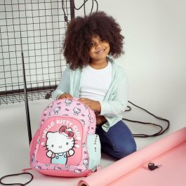 Cerdá Mochila Escolar Mediana 42 cm Hello Kitty Rosa para Niños +3 Años con Dimensiones 3.3x4.2x42cm