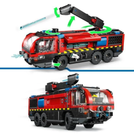 Lego City 60499 Camión de Bomberos del Aeropuerto, Juguete de Construcción para Niños 7+ Años