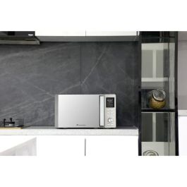 Microondas combinado - Continental Edison - Cemo25SG13S3 - Plata - 25 L - Puerta de espejo - 900 W - Grill 1000 W - Convección 1000 W Microondas combinado - Continental Edison - Cemo25SG13S3 - Plata - 25 L - Puerta de espejo - 900 W - Grill 1000 W - Convección 1000 W