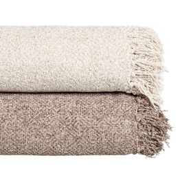 Plaid Natural Poliéster Textil/Hogar 125 X 150 cm