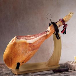 Cook Concept Jamonero Bistrot de madera de caucho, 37.5x14xh.40.5 cm