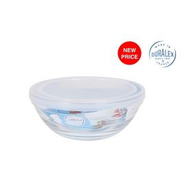 Duralex Bol Transparente con Tapa Freshbox 14 cm x 14 cm x 6 cm (12 Unidades)