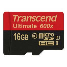 Transcend 16GB SDHC UHS1 600x MicroSD Card con Adaptador Clase 10 Precio: 95.69000045. SKU: B1EXWWH8HG