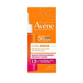 Avène Ultra Serum Rellenador Instantáneo SPF50+ - 30 ml | Protección UVB/UVA/HEV | Sérum Ultraligero con Ácido Hialurónico y Niacinamida
