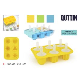 Quttin Molde para 6 Helados de Silicona | Ancho 12 cm x Alto 8.5 cm x Largo 18 cm Precio: 56.78999964. SKU: B1JTDKYRSB