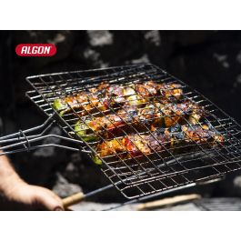 Algon Bbq Parrilla Bbq Cr-Wood S/Patas 50 cm x 66.5 cm (8 Unidades)