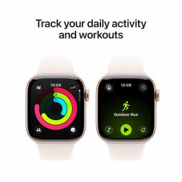 Apple Watch S11 Cellular 42mm Aluminium Rosegold con Correa Deportiva Rosa Pálido S/M