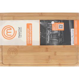 Tabla de Bambú para Encimera 38.5 x 26.5 x 1.5 cm - Estilo Masterchef (4 Unidades) Tabla de Bambú para Encimera 38.5 x 26.5 x 1.5 cm - Estilo Masterchef (4 Unidades)