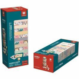 Top Bright TOP1730136897174 Rocking Tower - Juego de Habilidad y Construcción Creativa con Animales y Colores