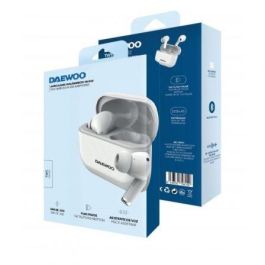 Daewoo DW2002 Auriculares Bluetooth 5.3 con Estuche de Carga Autonomía 30h Blancos