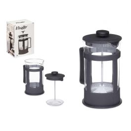 Tetera Vivalto Vidrio y Plástico con Embolo 1L - 14x20x10 cm (8 Unidades) Precio: 34.95000058. SKU: B1D3WZALLV
