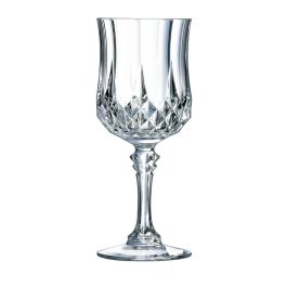 Cristal d'Arques Copa de Vino Cristalin Longchamp 25 cL - Pack de 6 Unidades - Transparente, Apto Lavavajillas, Fabricado en Francia