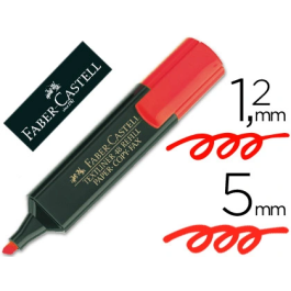 Faber castell Rotulador Textliner 48 Fluorescente Rojo Trazo 1.2-5 mm Precio: 6.50000021. SKU: B1A4ZL7CW3