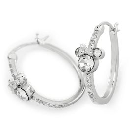 PEERS HARDY Pendientes de Aro Minnie Mouse Disney de plata con piedras de colores