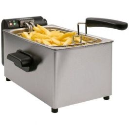 Grunkel FRYPRO-3SS Freidora de Aceite 3L 2000W Acero Inoxidable. Control de temperatura ajustable, mango tacto frío y seguridad. Precio: 46.49999992. SKU: B1AZ424TSK