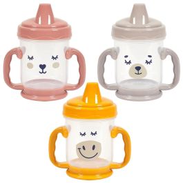 Tom et Zoe Vaso para Bebé con Asas, Válvula Anti-Fugas, Medidas en ml y oz, 210 ml