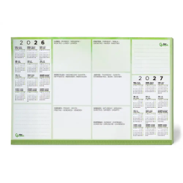 Liderpapel Planning Sobremesa Semanal 2027-2028 40x60 cm 50 Hojas 90 gr