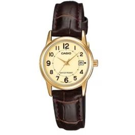 Reloj Mujer Casio LADY DATE LEATHER - GOLD (Ø 31 mm) Precio: 73.50000042. SKU: B1AVXY2CTY