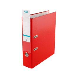 Elba Archivador Palanca A4 Cartón Forrado PP Lomo Ancho Rado Rojo