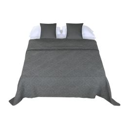 Colcha Cottage DKD Home Decor Gris Claro 260 x 240 cm