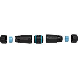 EQUIP 221172 Acoplador RJ45 Cat6A para Exteriores Outdoor Negro Azul