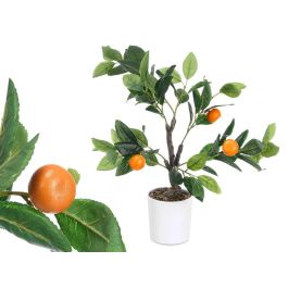 Planta Naranjo 58 cm Ibergarden - Espuma, 7 ramas, 4 frutas (6 Unidades) Precio: 67.99000043. SKU: B128LFX5X3