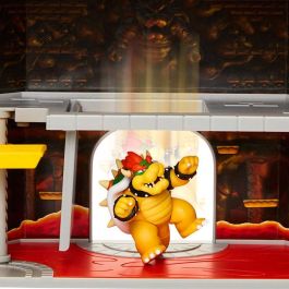 JAKKS PACIFIC Playset Castillo Bowser Deluxe Mario Bros, Juguete con accesorios, 38,1x43,1x13,3cm, para fans