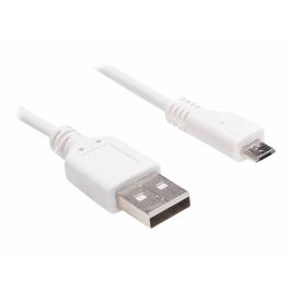 Cable USB Sandberg 440-33 Blanco 1 m (1 unidad) Precio: 5.50000055. SKU: B1AJG74J9S