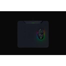 Razer RZ81-04930100-B3M1 HyperFlux V2 Alfombrilla de ratón para juegos con cargador inalámbrico integrado, Negro