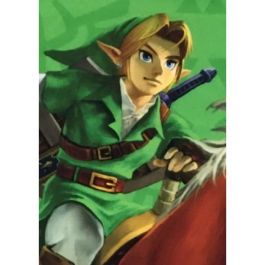 Zelda AAAPQ17652 Manta Sherpa - Diseño Link y Epona - 100 x 150 cm