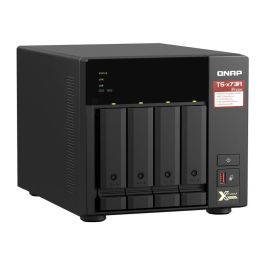 QNAP TS-473A-8G NAS Torre 4 Bahías 3.5"/2.5" 8GB DDR4 RAM AMD Ryzen 2.2GHz 2.5GbE M.2 NVMe QTS/QuTS Hero