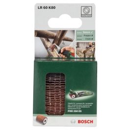 Bosch PRR Rodillo de Lijado con Laminillas Abrasivas, Recambio, Grano 80, 60 mm de Diámetro, Accesorio para Herramientas de Lijado