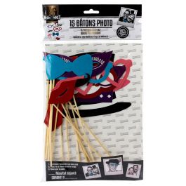 Mister Gadget Juego 15 Palitos Foto Postureo con Accesorios para Fiestas y Eventos Precio: 1.79000019. SKU: B1B9RMA6P2