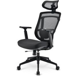 Sharkoon OfficePal C20 Silla de Oficina Ergonómica con Respaldo de Malla y Asiento Acolchado de Tela Negra Precio: 223.99697749. SKU: B1HT5R53FP