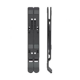 TooQ TQLRS0033-AL-G Soporte Elevador para Portátil y Tablet de 11-15", Plegable con 7 Niveles de Altura, Aluminio Gris, 5 kg