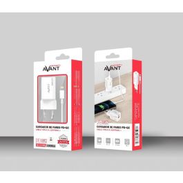 AVANT CONNECT Cargador de corriente GaN 20W QC3.0 + PD Tipo C con cable PD Lightning 1M Precio: 7.7924. SKU: B143YN78WN