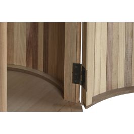 DKD Home Decor Mesita de Noche Balines Natural Paulownia/MDF con 1 Puerta 43x43x48 cm DKD Home Decor Mesita de Noche Balines Natural Paulownia/MDF con 1 Puerta 43x43x48 cm