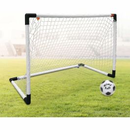 Mondo Jaula de portería de fútbol FIFA World Cup 2018 Grande Modular 2 en 1 con 2 Mini Goles y Balón PVC