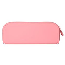 Estuche Portatodo Antartik Prisma Silicona Soft Rectangular 185x50x75 mm Rosa Chicle