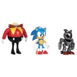 JAKKS PACIFIC Figuras Sonic The Hedgehog 30th Anniversary 10cm - Pack 3