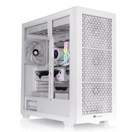 Thermaltake AX500 Full Tower PC Blanco - Caja de Ordenador con 4 Ventiladores Frontales de 140 mm