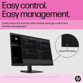 HP P24h G5 Monitor FHD de 23.8 pulgadas con altavoces integrados, pantalla nítida para productividad y trabajo híbrido