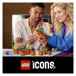 LEGO Icons 10329 Plantas Diminutas Set de Construcción Ornamental para Adultos