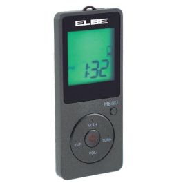 Elbe RF-95 Radio Digital AM/FM Deportiva con Podómetro y Auriculares Incluidos