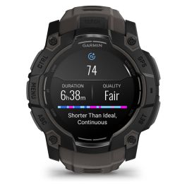 Garmin Instinct 3 AMOLED 50mm Schwarz Reloj Inteligente GPS Unisex con Pantalla AMOLED, 4GB, 10 ATM