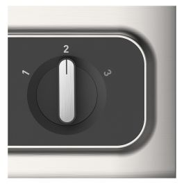 Tefal Tischgrill Inicio GC242D12, Grill de Mesa Negro y Acero Inoxidable, 740 cm², 2000W, Tapa con Bisagra