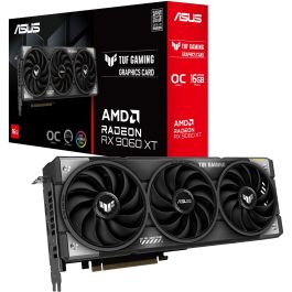 Asus 90YV0LF0-M0NA00 Tarjeta Gráfica TUF Gaming Radeon RX 9060 XT Edición OC 16GB GDDR6 PCIe 5.0 para 4K