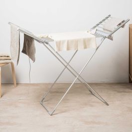 Tendedero Eléctrico Plegable con Alas, Pantalla Táctil, Temporizador y Control de Temperatura Warmmat InnovaGoods 230 W 20 Barra