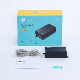 TP-LINK PoE+ Injector Adapter. 1× Gigabit PoE Port, 1× Gigabit Non-PoE Port.